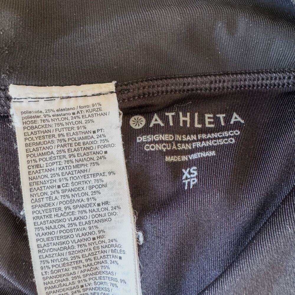 Athleta, Black Flirty Shorts w/ 2” Inseam & Lining,
Women's XS, Activewear - Picture 8 of 8